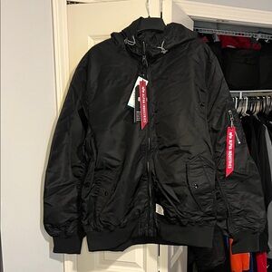 L-2B HOODED GEN II BOMBER JACKET Black Alpha Industries